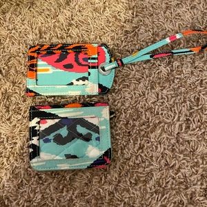 Vera Bradley wallet and luggage tag